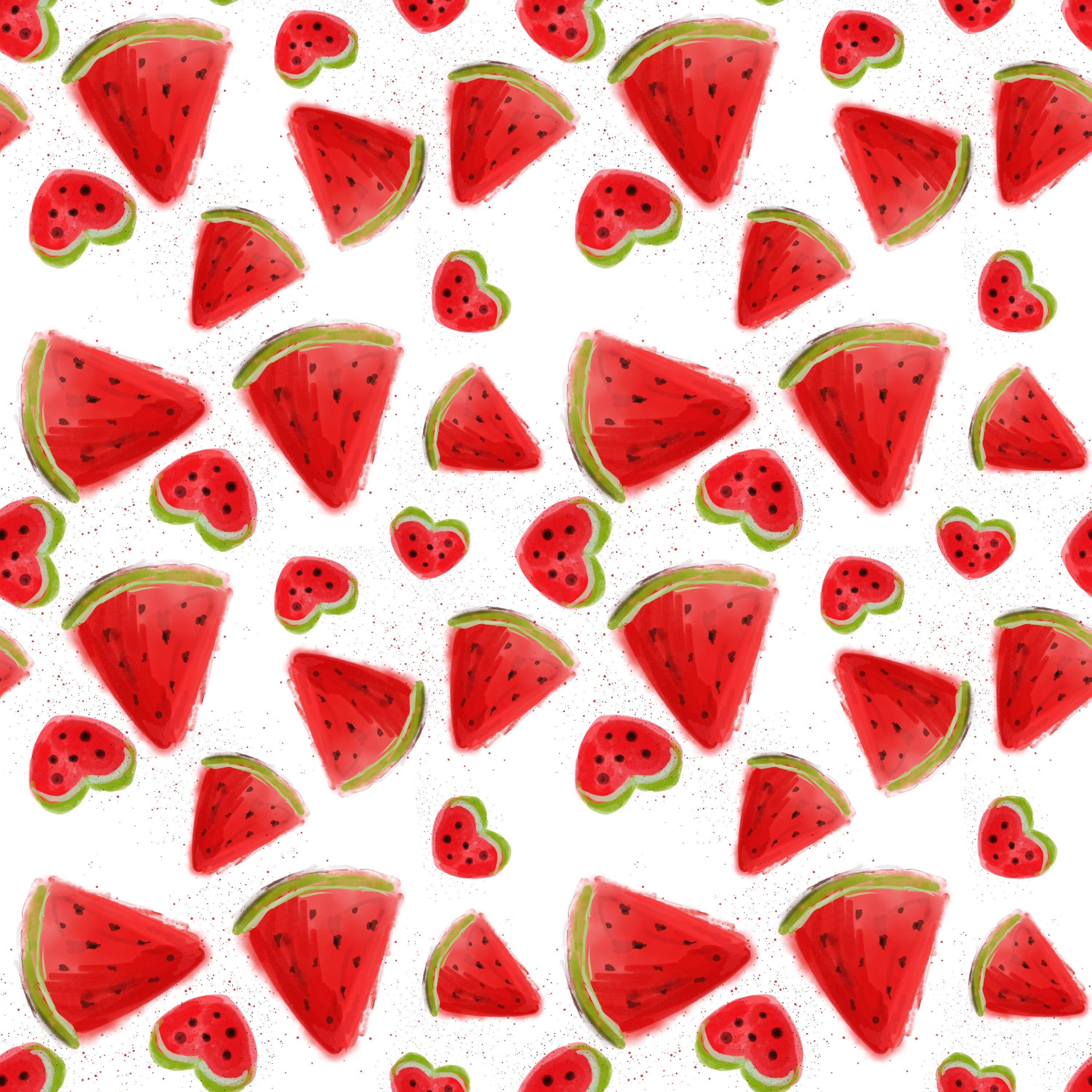 Aquarell Wassermelone Vorbestellung